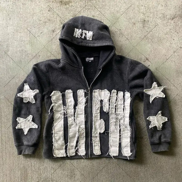 INFW STARS ZIPPER HOODIE