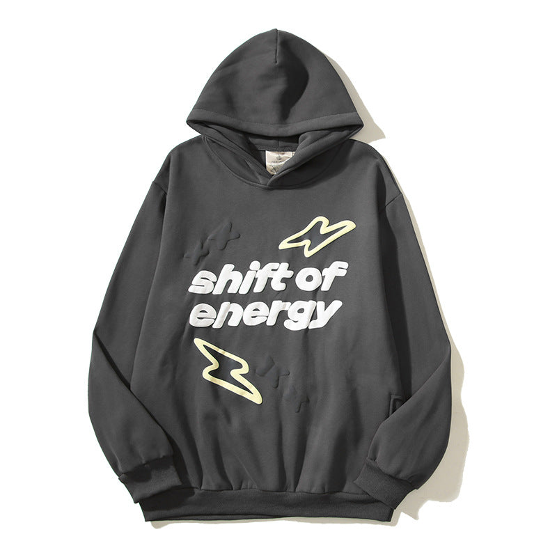 SHİFT OF ENERGY EMBOSSED(KABARTMALI) HOODIE