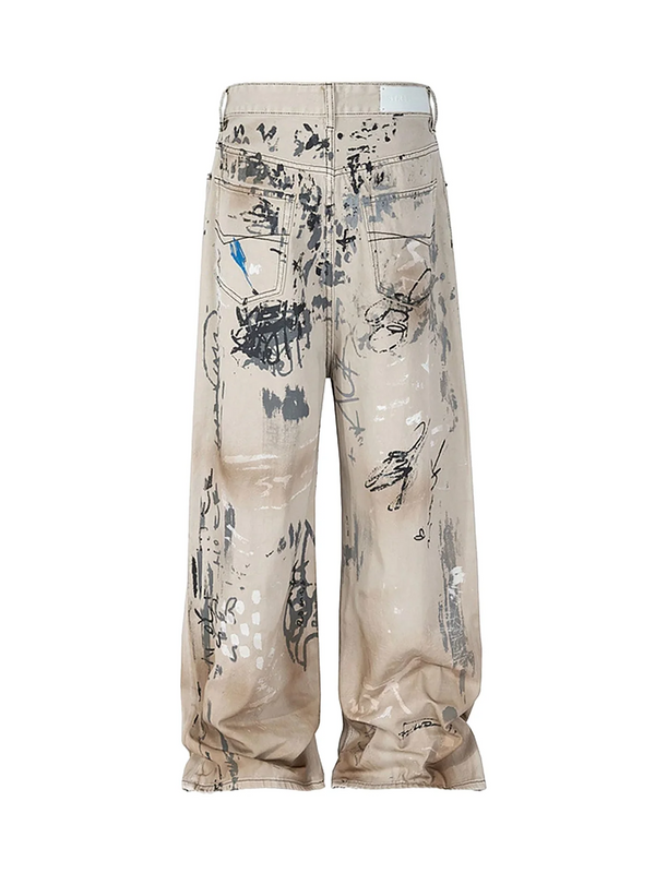 TATTERED FLOW JEANS