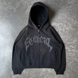 IRON SPELL ZIPPER HOODIE