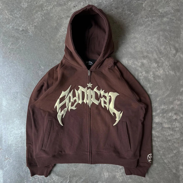 IRON SPELL ZIPPER HOODIE